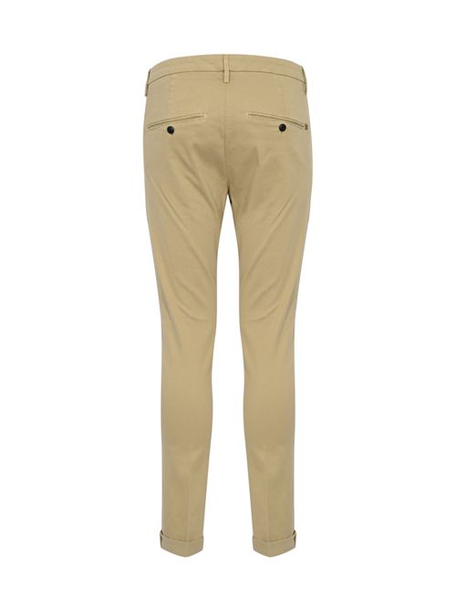 Pantalone Gaubert in gabardina di cotone stretch Sabbia DONDUP | UP235 GSE043 PTD026